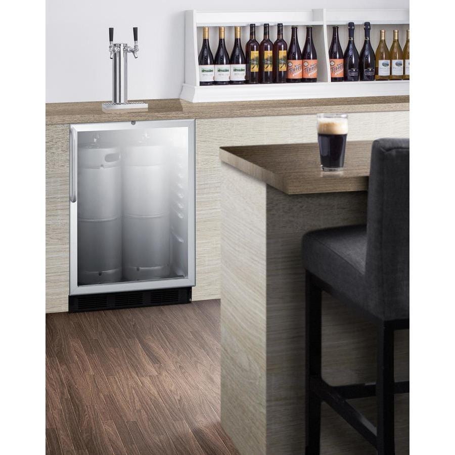 Summit Appliance 24" Wide Built-In Beer Dispenser SBC56GBICSSADA