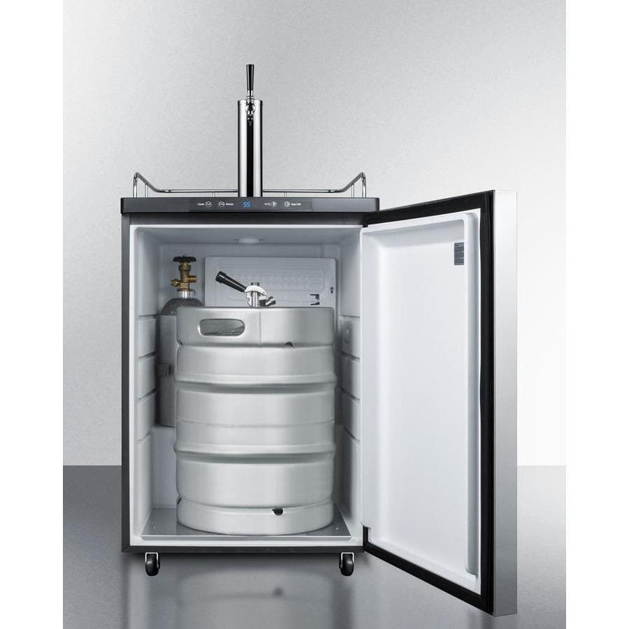 Summit Appliance 24" Wide Built-In Kegerator SBC635MBI7SSHH