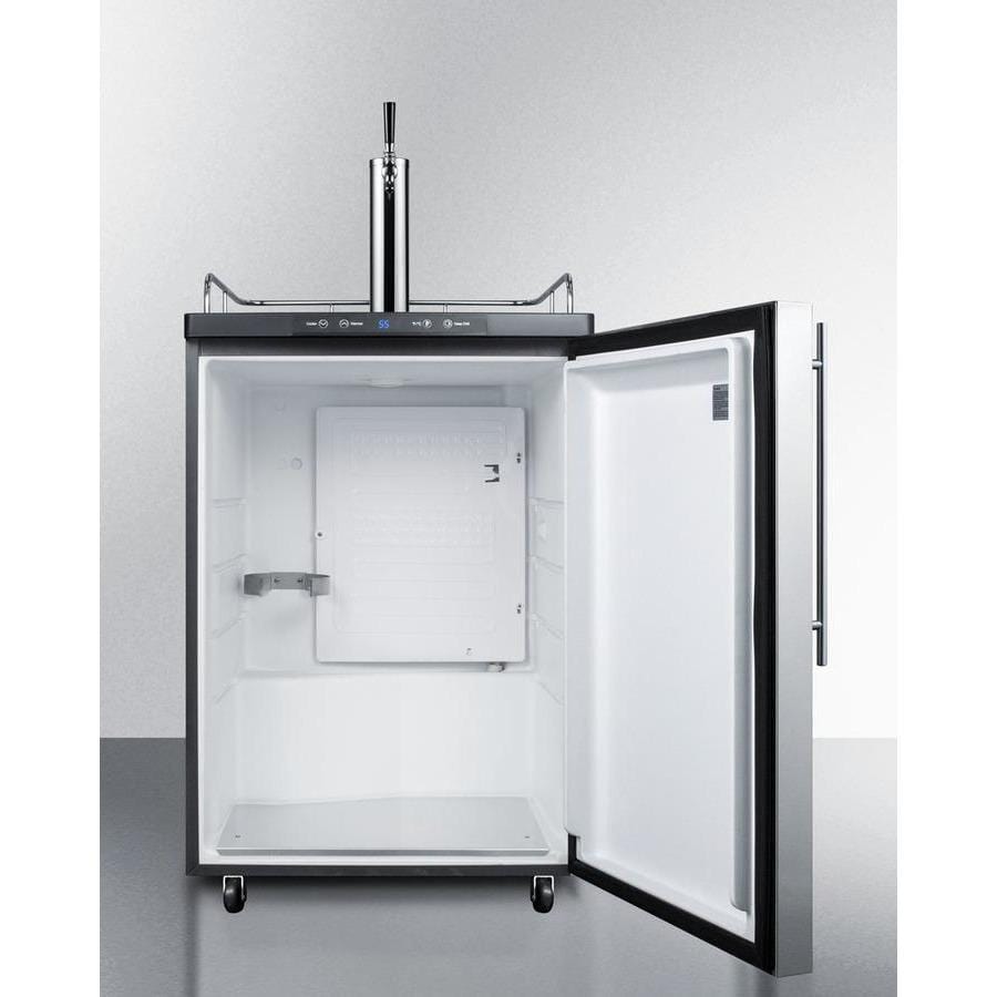 Summit Appliance 24" Wide Built-In Kegerator SBC635MBI7SSHV