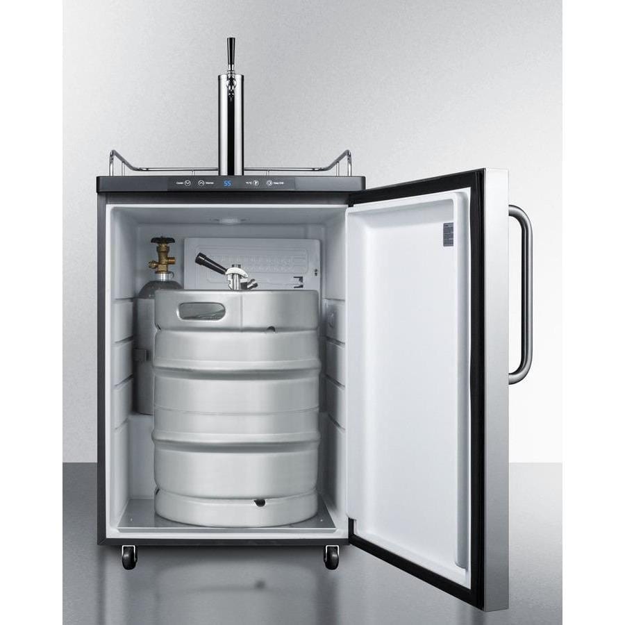 Summit Appliance 24" Wide Built-In Kegerator SBC635MBI7SSTB
