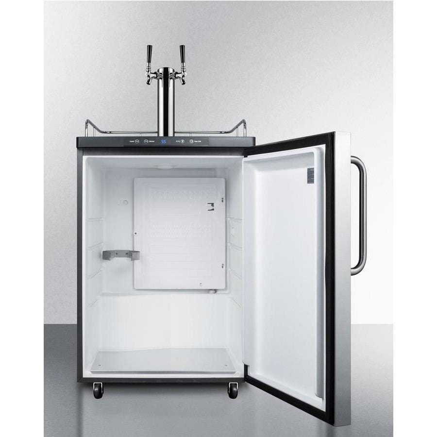 Summit Appliance 24" Wide Built-In Kegerator SBC635MBI7SSTBTWIN
