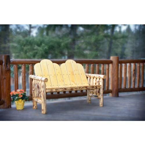 Montana Woodworks Log Deck Bench MWDB