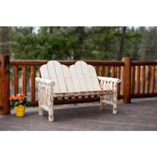 Montana Woodworks Log Deck Bench MWDB