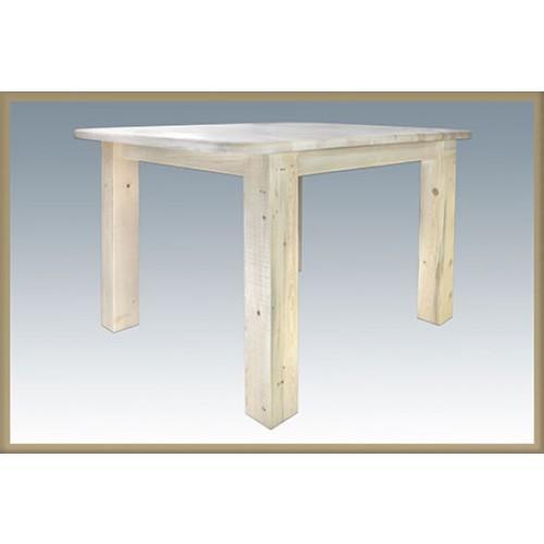Montana Woodworks Homestead 4 Post w Leaves Dining Table MWHCDT4PL