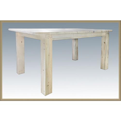 Montana Woodworks Homestead 4 Post w Leaves Dining Table MWHCDT4PL