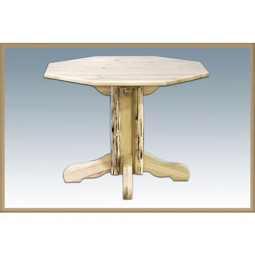 Montana Woodworks Log Pedestal Table MWPT