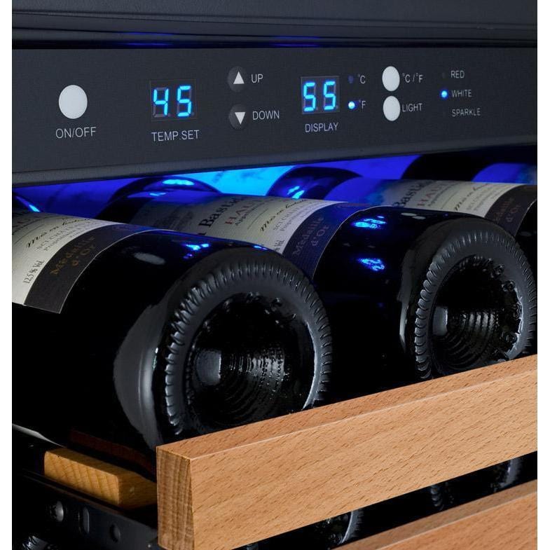 Allavino 24" Wide FlexCount II Tru-Vino 56 Bottle Single Zone Wine Refrigerator VSWR56-1BR20