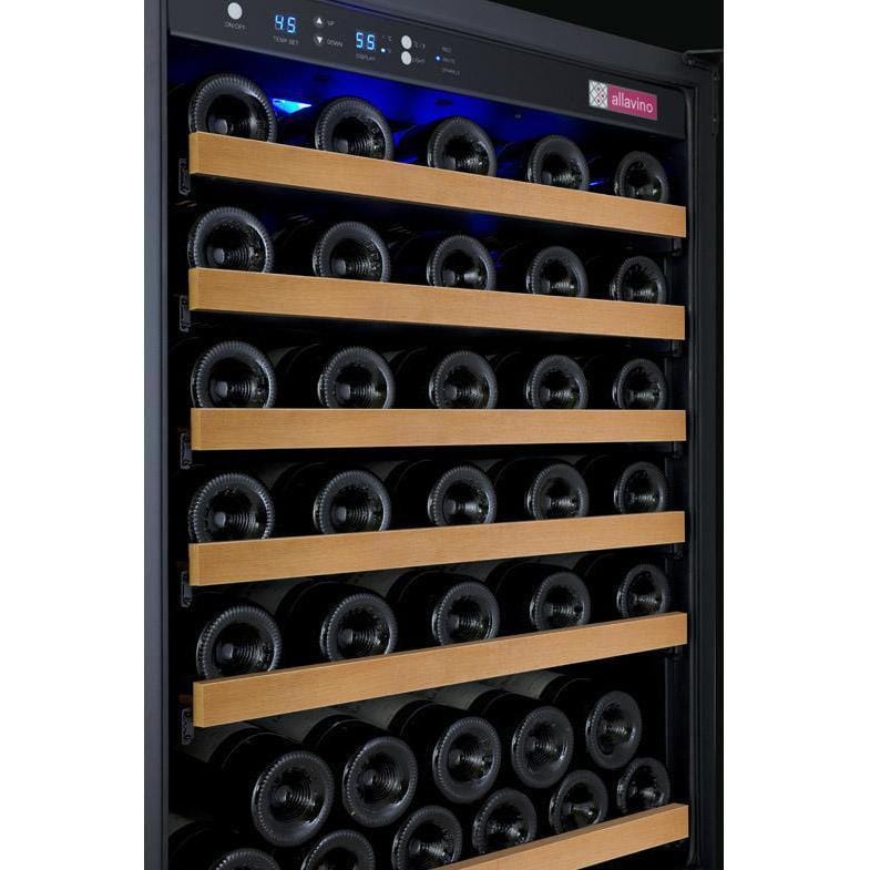 Allavino 24" Wide FlexCount II Tru-Vino 56 Bottle Single Zone Wine Refrigerator VSWR56-1BR20