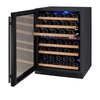 Image of Allavino 24" Wide FlexCount II Tru-Vino 56 Bottle Dual Zone Wine Refrigerator VSWR56-2BL20