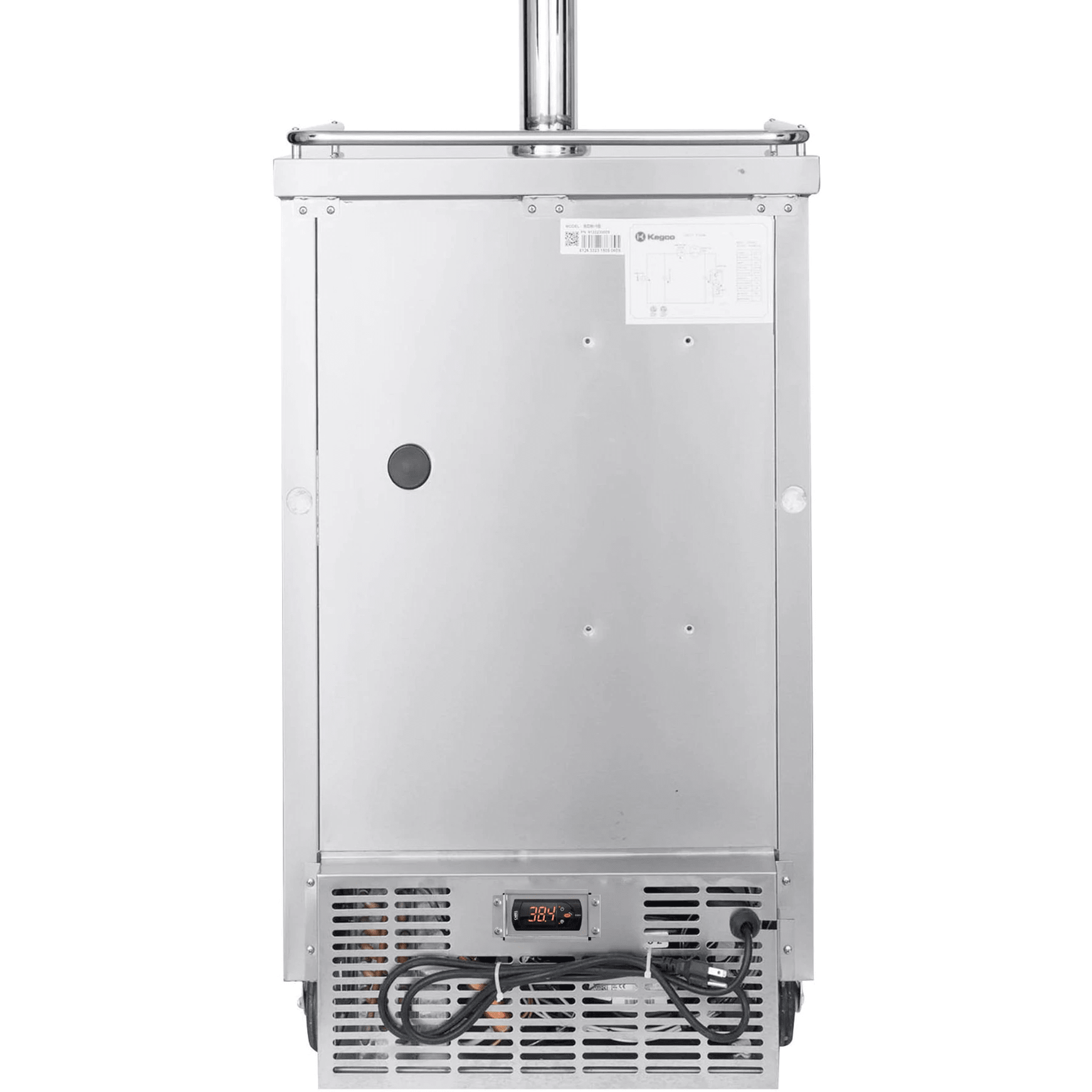 Kegco 24" Wide Cold Brew Coffee Stainless Steel Triple Tap Commercial Kegerator ICXCK-1S-3